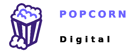Logo de PopCorn Digital, Agence web à Beaugency 45190, Lailly-en-Val 45740 : création de site internet, e-commerce